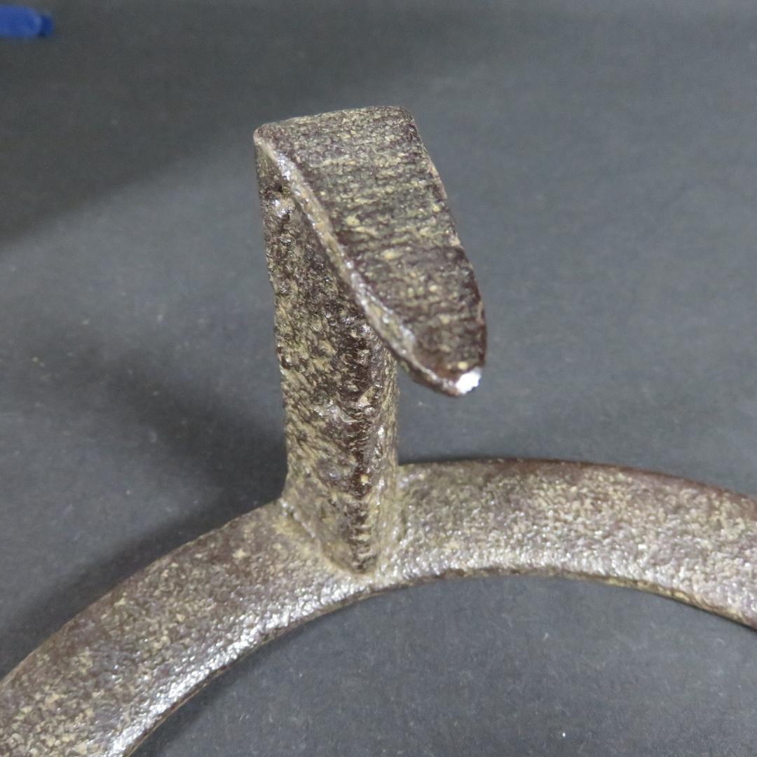 笹爪五徳 鬼爪 茶道具 茶器 木箱 共箱 五徳 銘