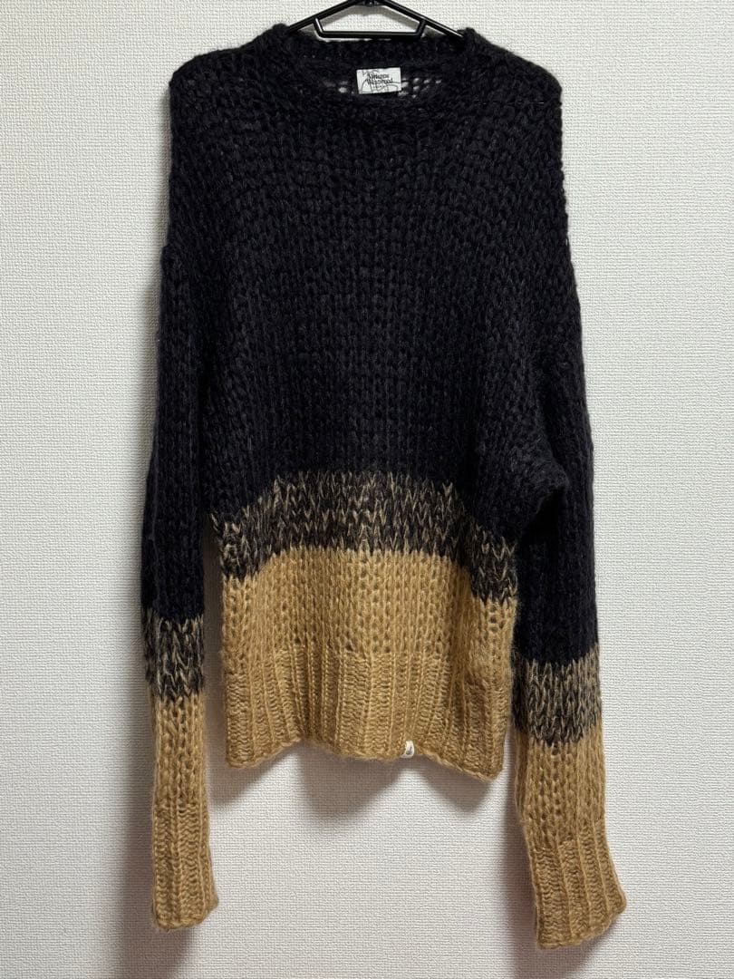【Vivienne Westwood】モヘア バイカラー ニット セーター