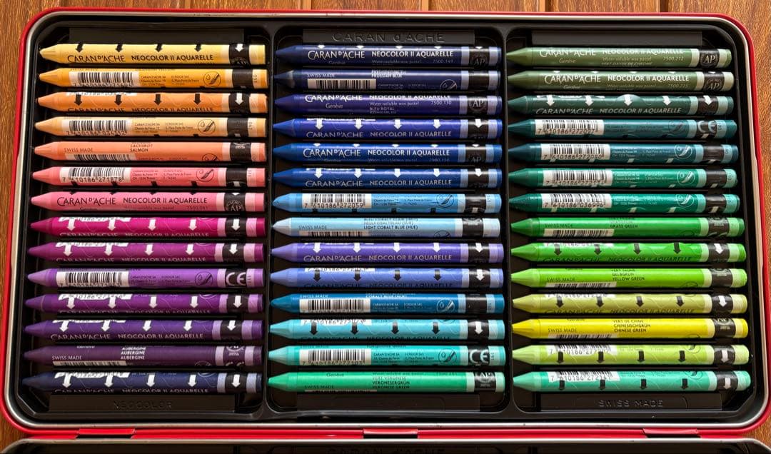 画材 CARAN D'ACHE 84 NEOCOLOR II Pastels