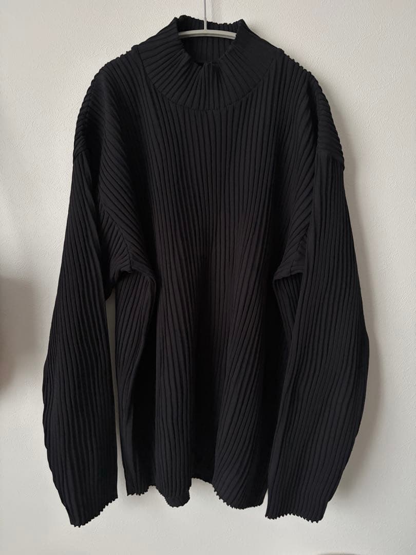 トップス ssstein OBLIQUE PATTERNED KNIT LS size:s