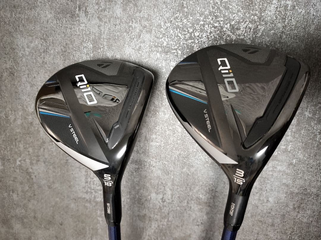 Qi10 3w 5w 2本セット ベンタスTRブルー5R　テーラーメイド