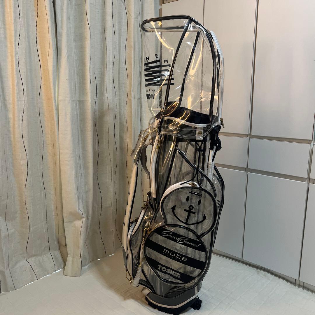 TOSHI MYT2 ゴルフバッグ・キャディバッグ クリア/ブラック