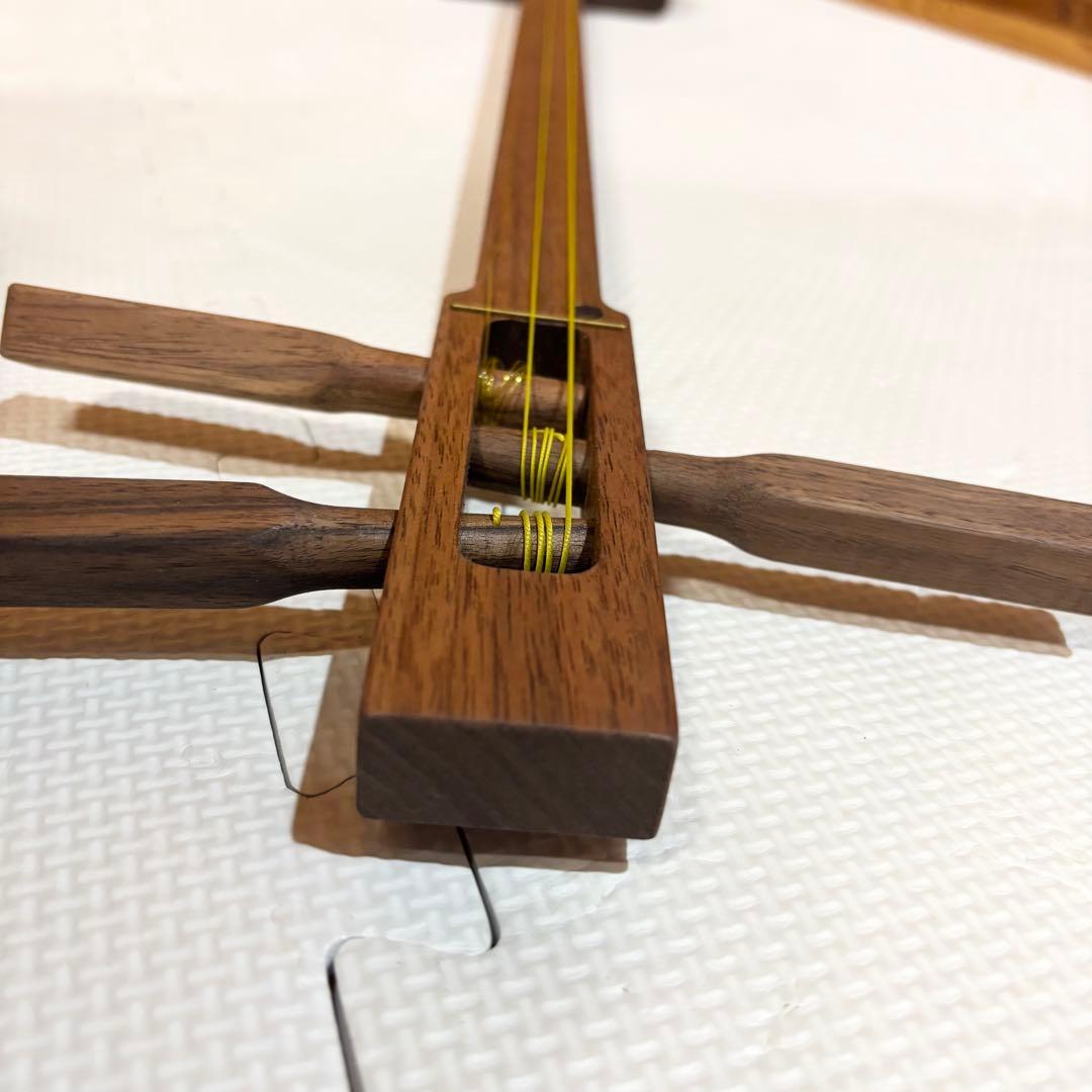 【美品】しゃみせん楽家 富山楽家 SHABO シャボ 稽古用 三味線 中細棹