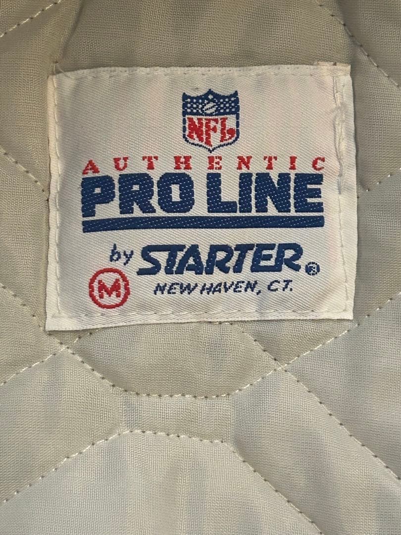 USA製 レイダース スターター ナイロンスタジアムジャンパー M