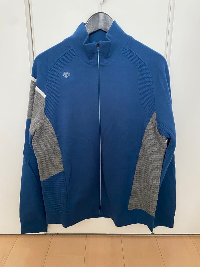 【デサントゴルフ】ジップアップニット O