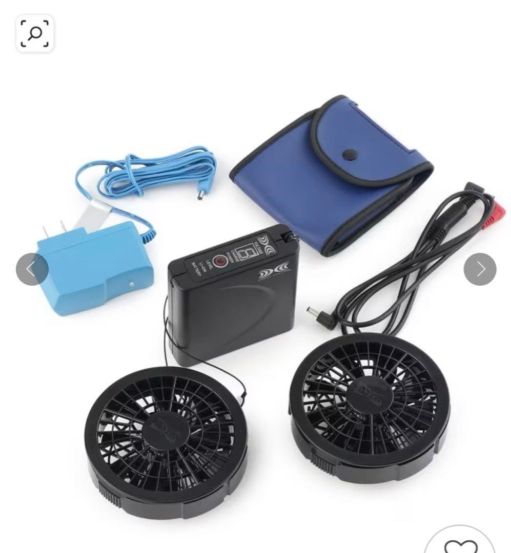 未使用　adabat ベスト➕ファン　説明書　ショッピングバッグ付き