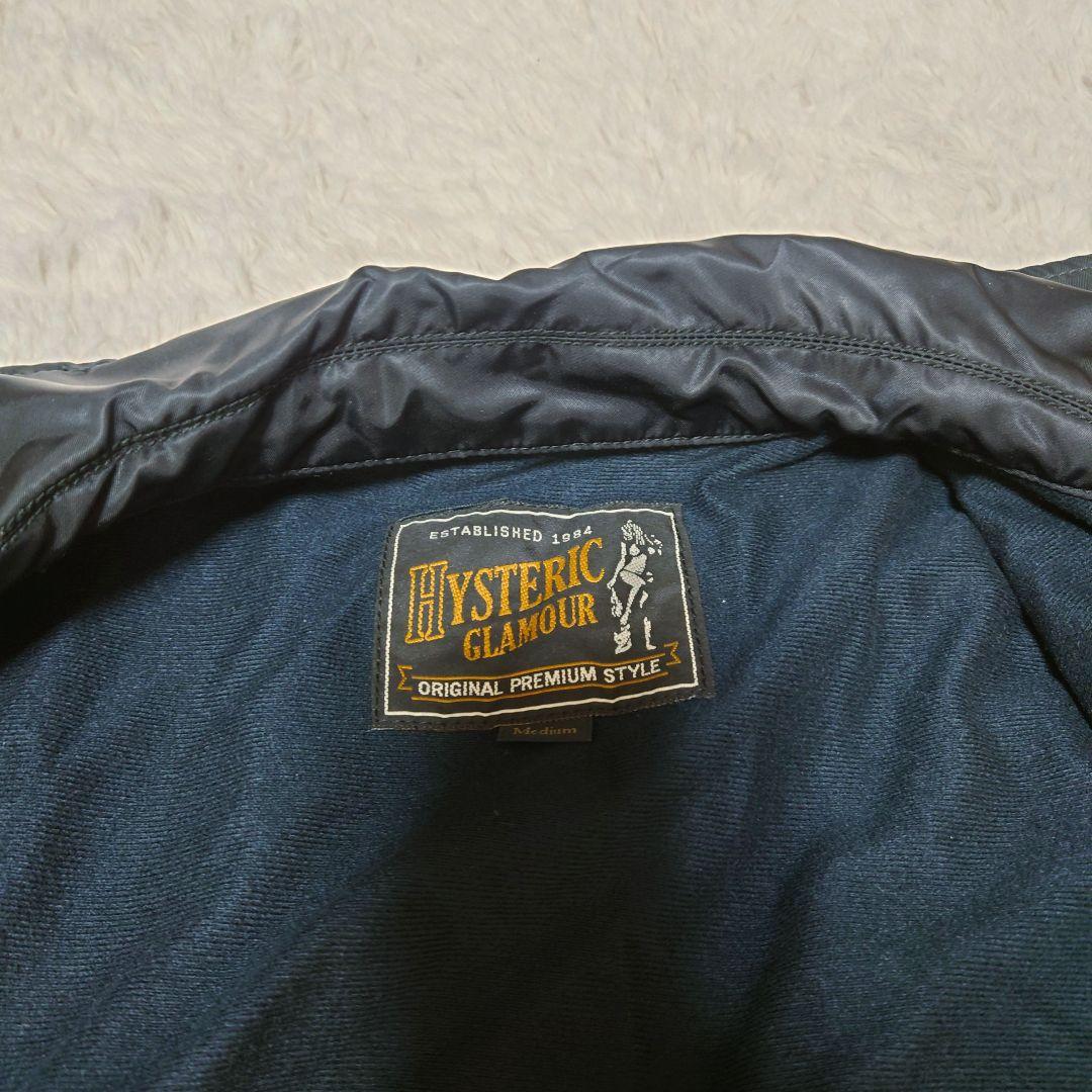 ヒステリックグラマー コーチジャケット ロゴ　メンズM　ナイロンジャケット