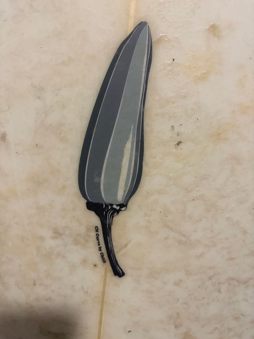 Chilli ショートボード 5'10\" クリーム色