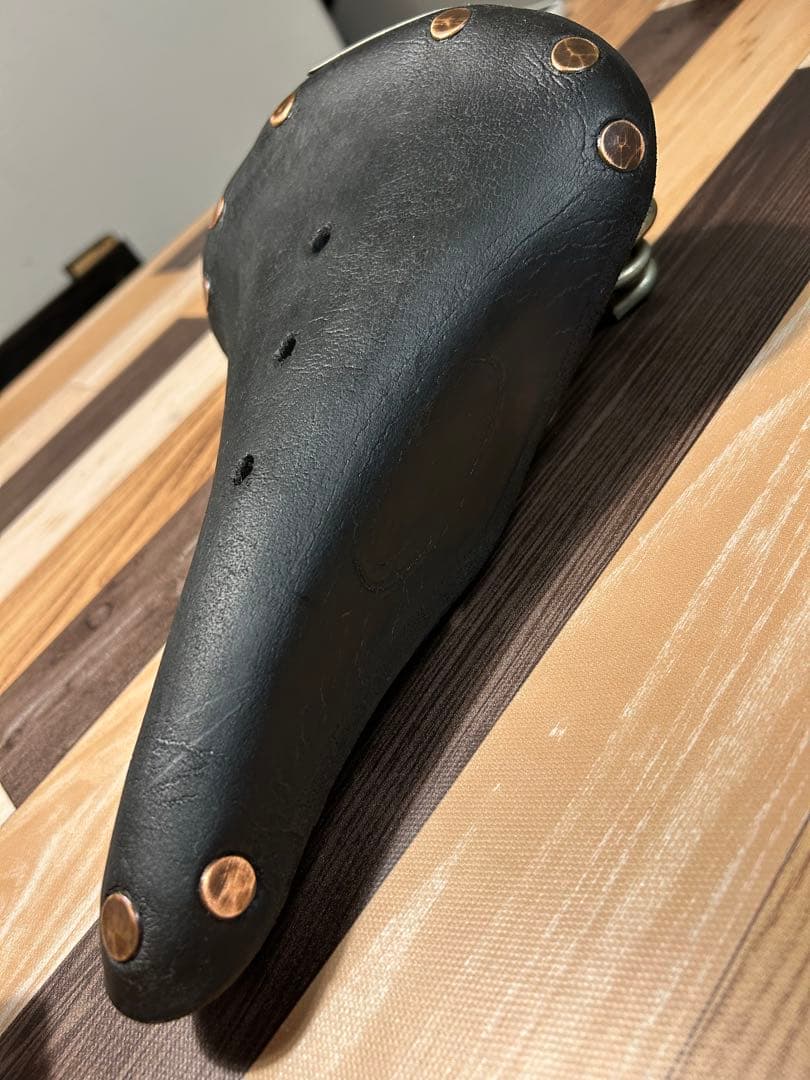 BROOKS レザーサドル スプリング付き