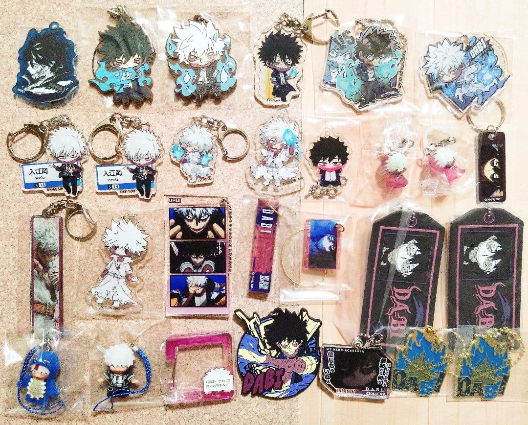 Ｗ*谷様 僕のヒーローアカデミア　荼毘　キーホルダー　ストラップ　カラビナ　27