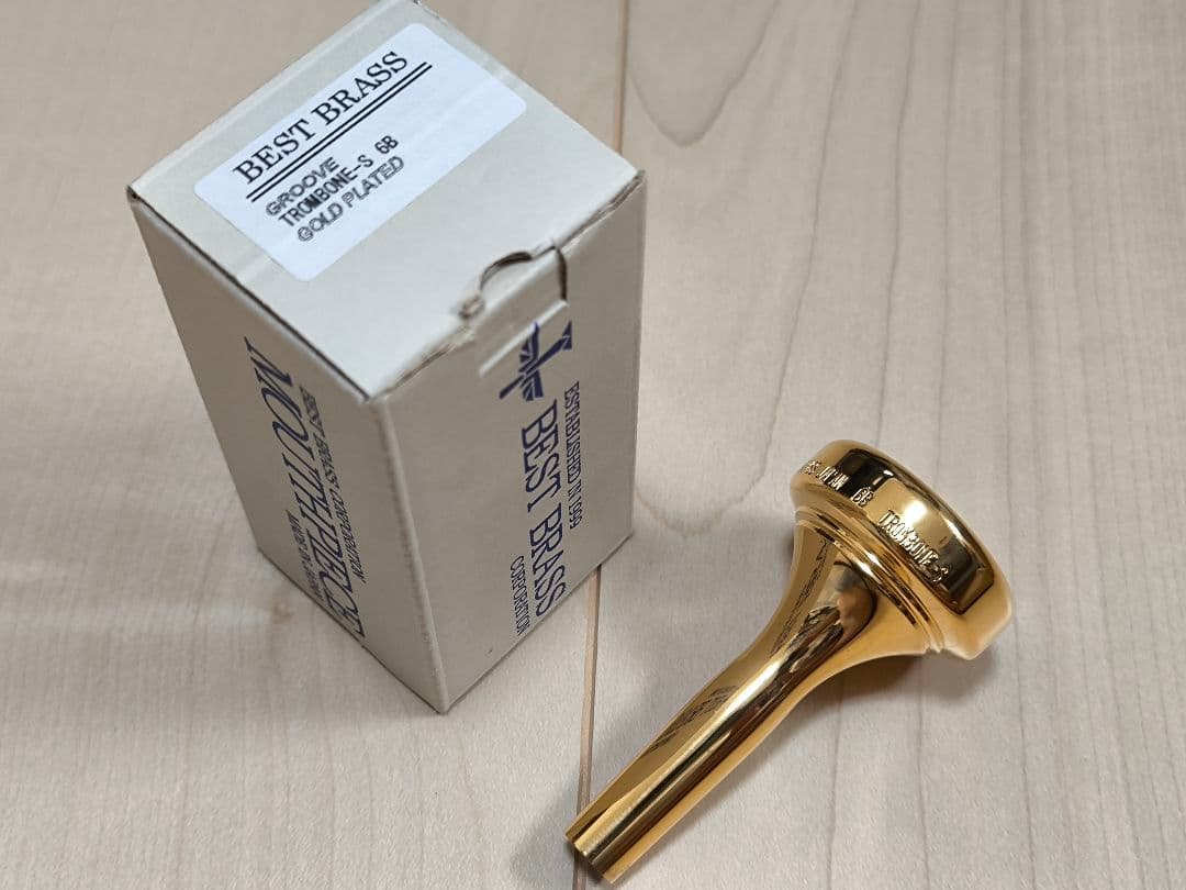 【新品】 ベストブラス グルーブ 6B GP トロンボーン マウスピース 細管