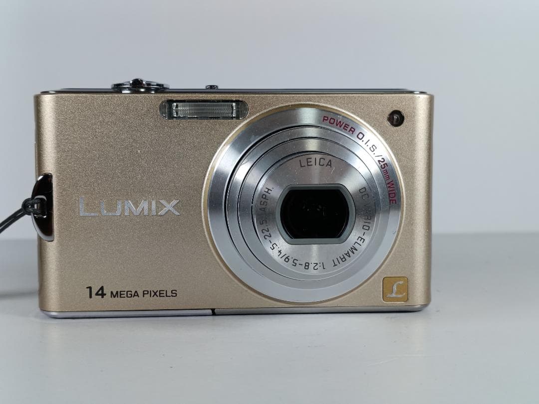 Panasonic LUMIX DMC-FX66 ゴールド デジカメ 動作品