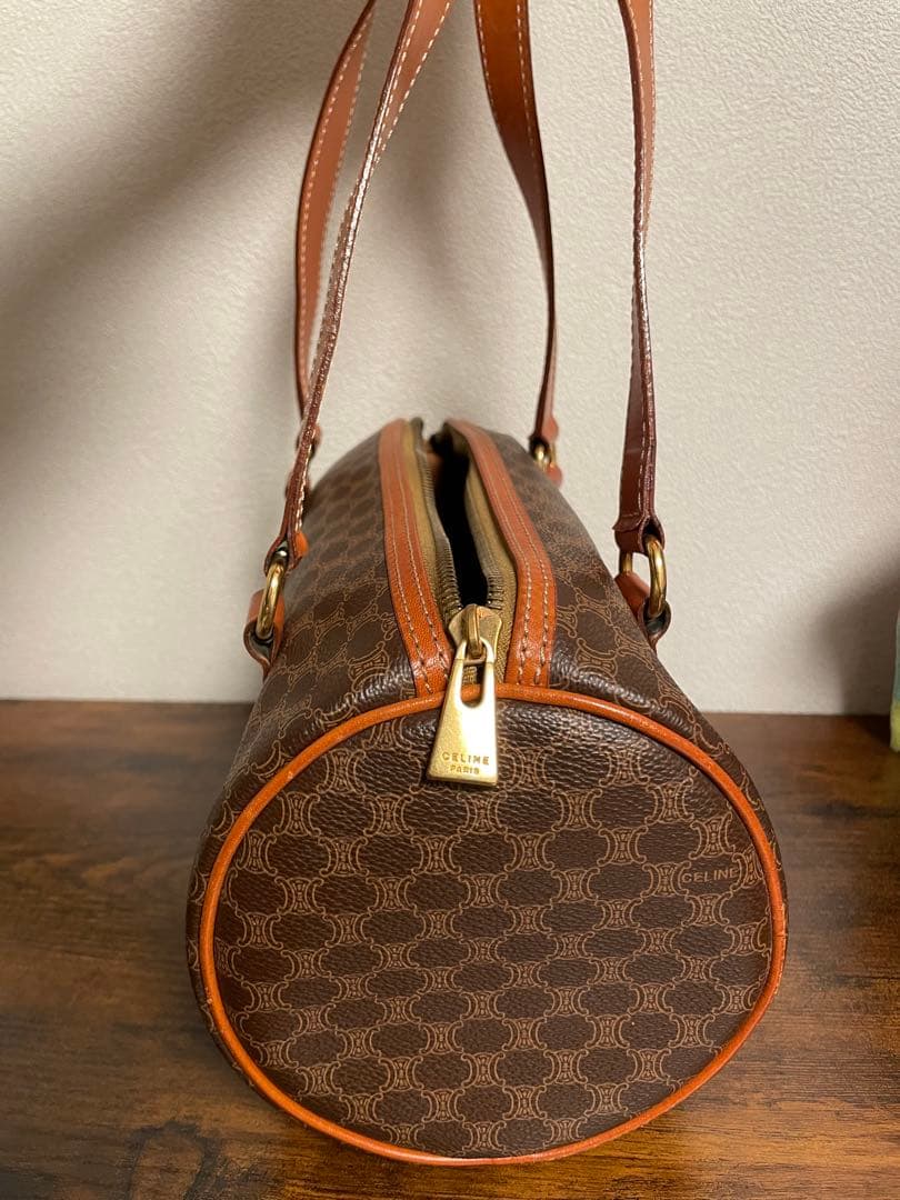 【CELINE】セリーヌ ヴィンテージ マカダム ハンドバッグ オールドセリーヌ