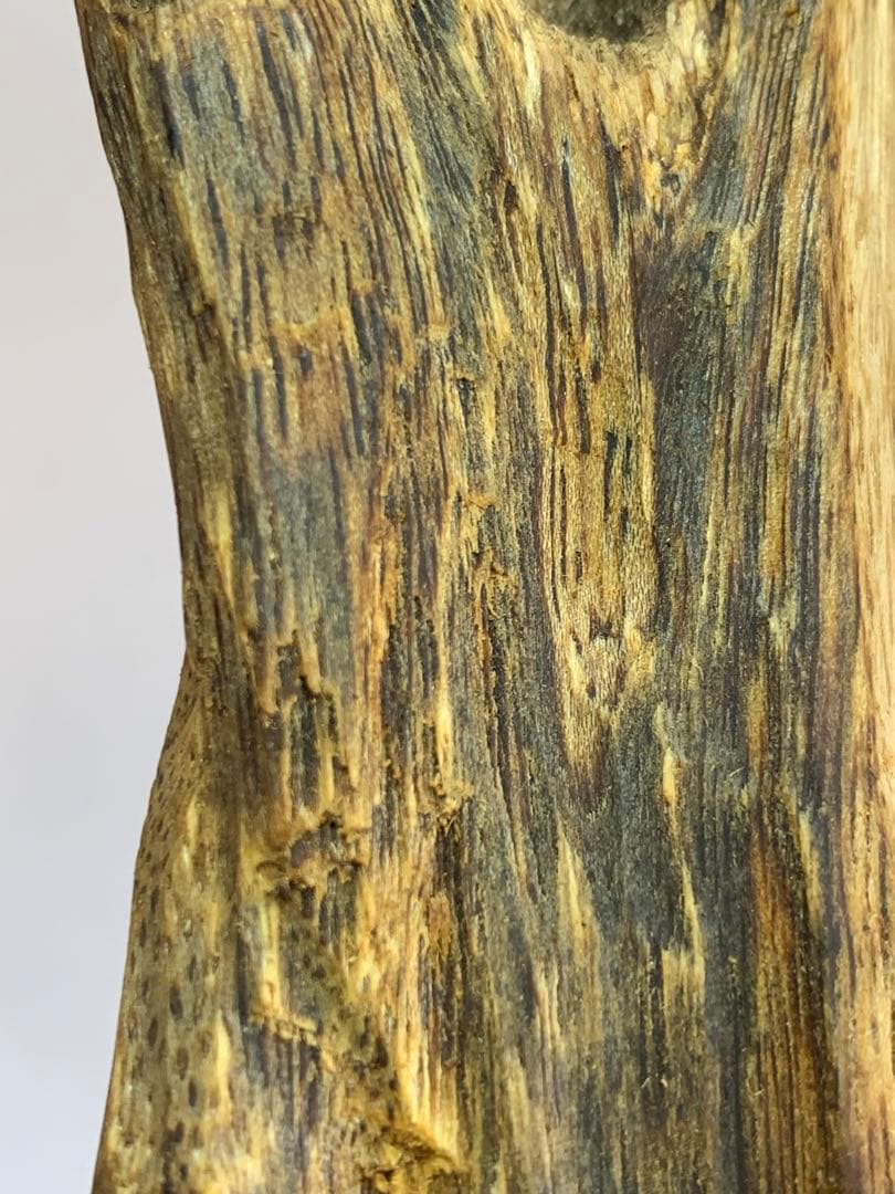 極上緑油伽羅 沈香原木 香木 重さ:131.8g (高ランク本物証明)