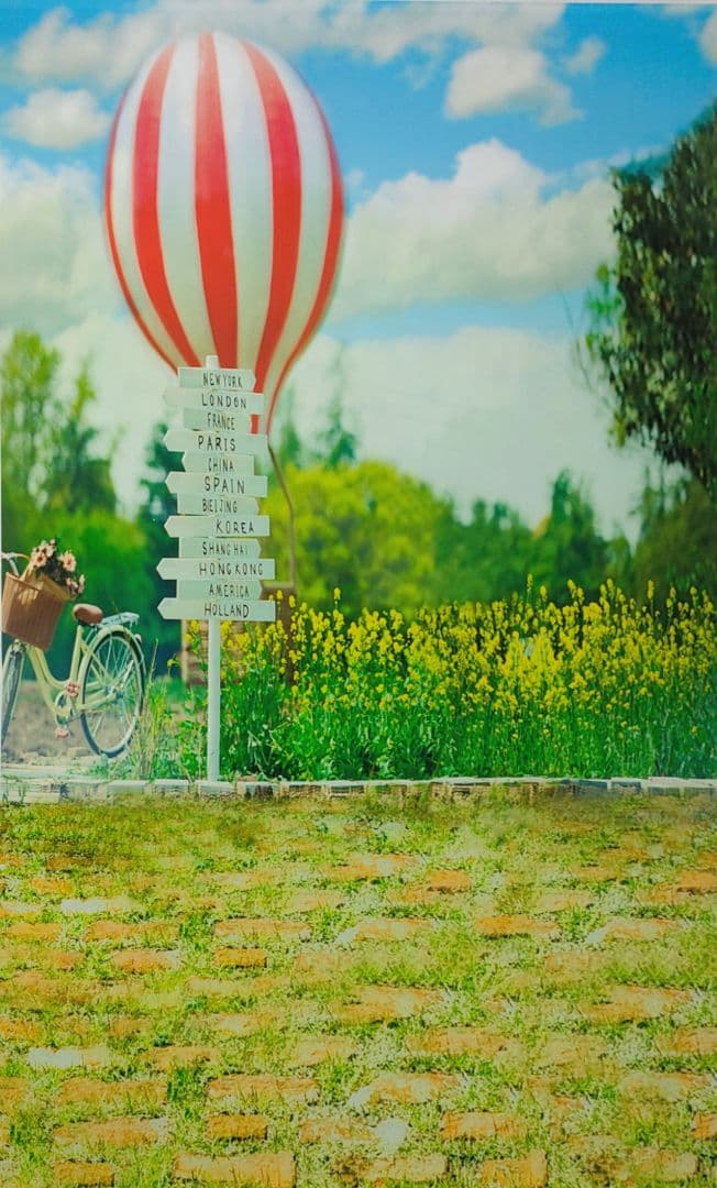 背景布【　ガーデンF　】ペット撮影用フォトブース　トリミングサロン