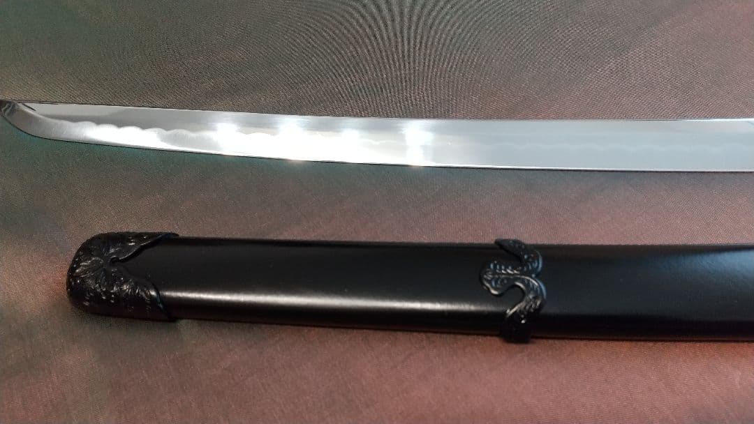 互の目刃紋【鐺・責金】模造刀 大刀 陣太刀 模擬刀 拵え katana 鍔