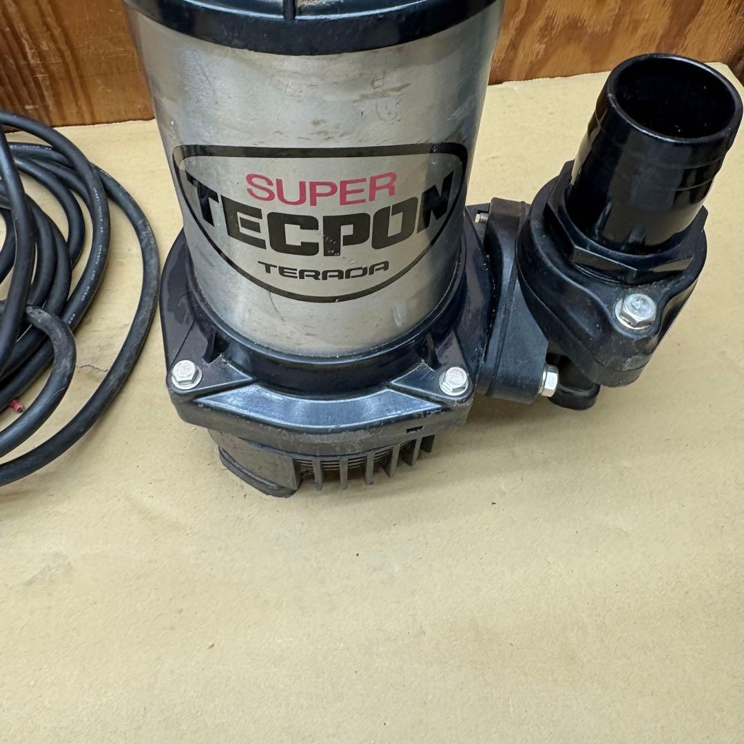 テラダ TERADA PG-400 SUPER TECPON 水中汚水ポンプ