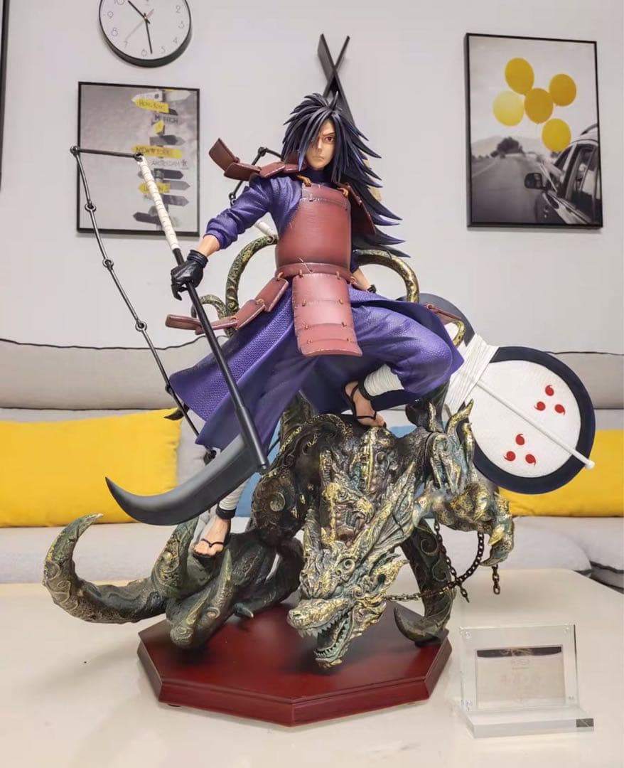 NARUTO ナルト うちはマダラ 1/4 ガレージキット ガレキ スタチュー③