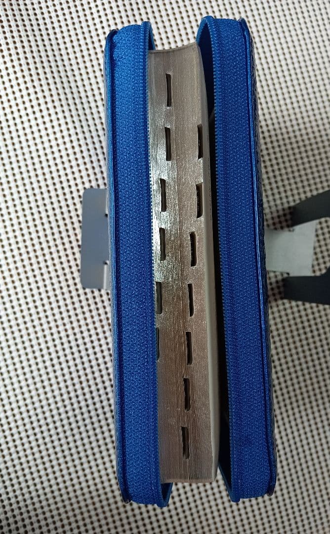 ■新共同訳中型聖書　ジッパー・サムインデックスつき -NI55ZTI青-