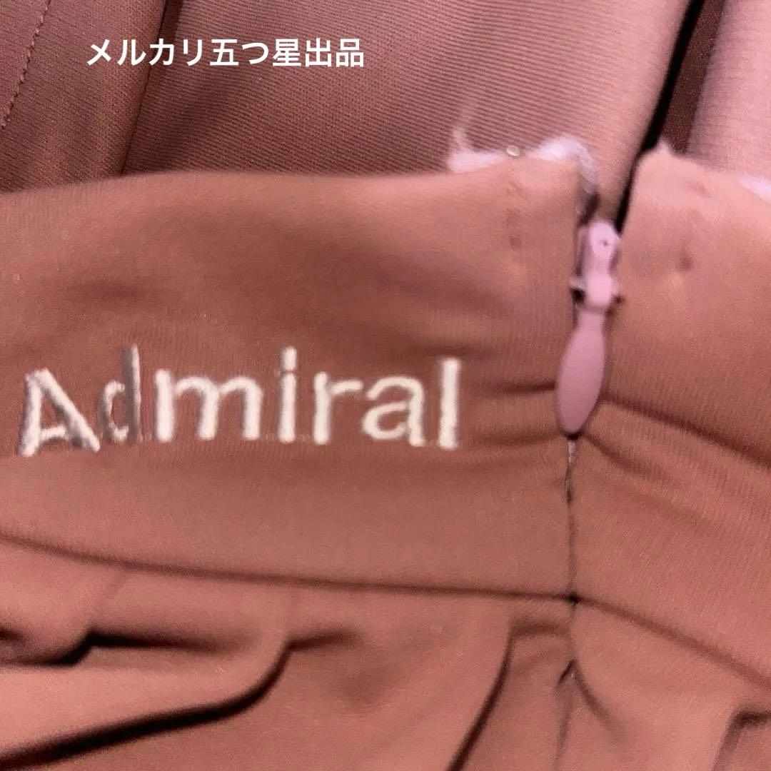 AdmiralコラボmuピンクLプリーツスカートテニスウェアスコートレディース
