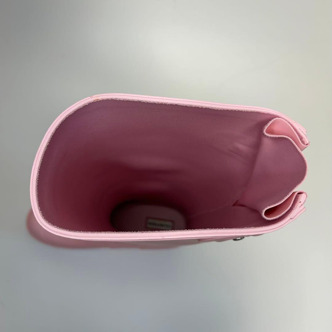 【極美品】HUNTER 長靴 レインブーツ ピンク 24㎝