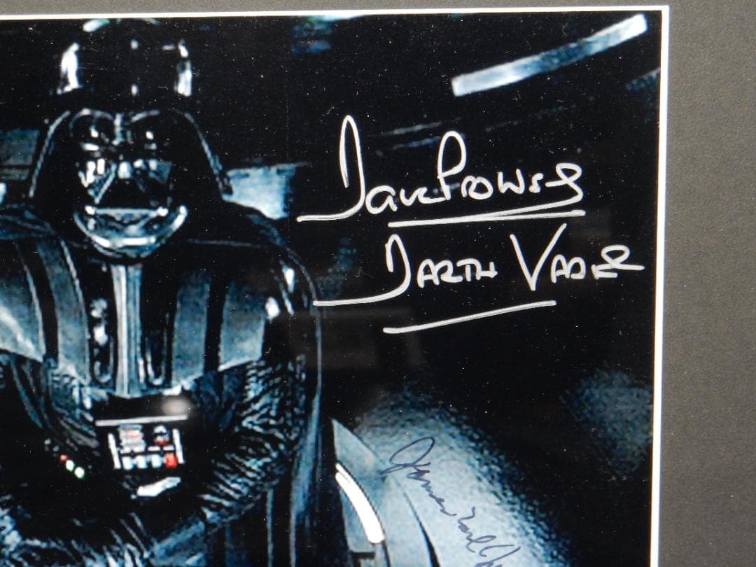 ダース・ベイダー　サイン入り証明書付き