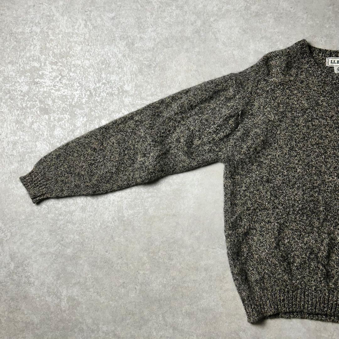 90s old L.L.BEAN スコットランド製ウール100% ニットセーター