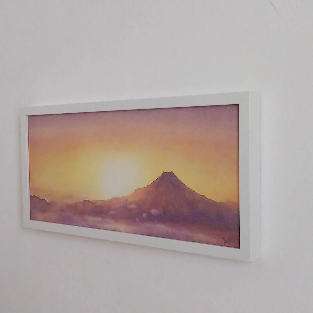 癒しの水彩画1088 mt.fuji