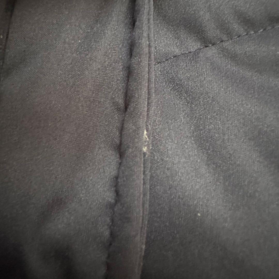 ムータマリン 2way ダウンベスト 裏地ストライプ ネイビー M