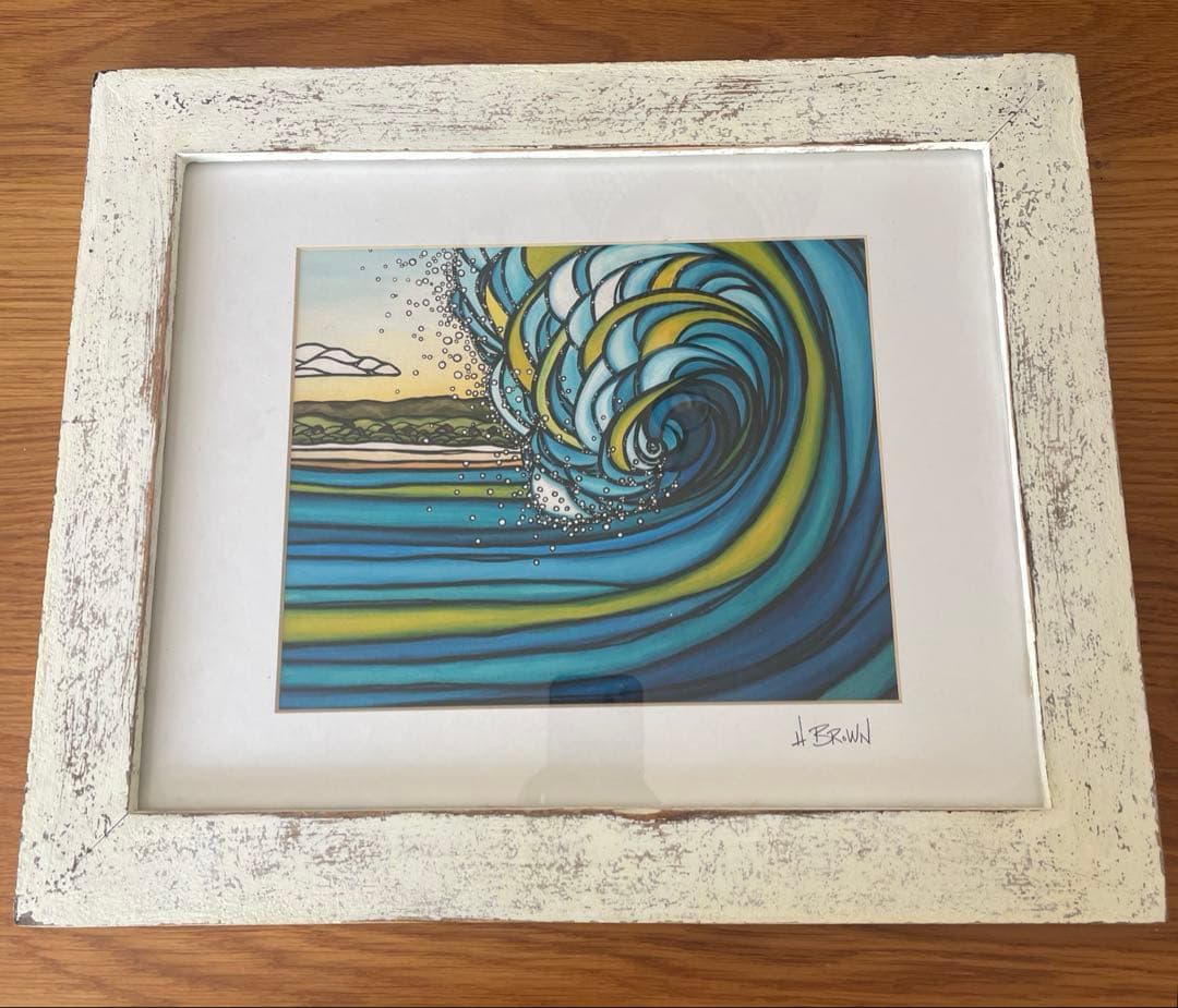 H. Brown 波のアート作品