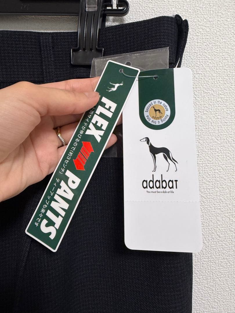 【新品タグ付】アダバット ゴルフパンツ FLEX PANTS ネイビー 85 L