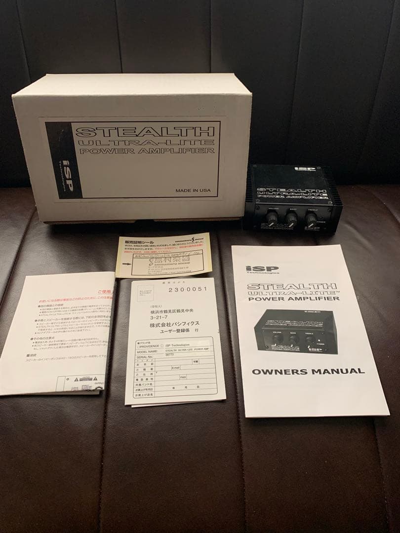 iSP STEALTH ULTRA-LITE パワーアンプ　正規輸入品
