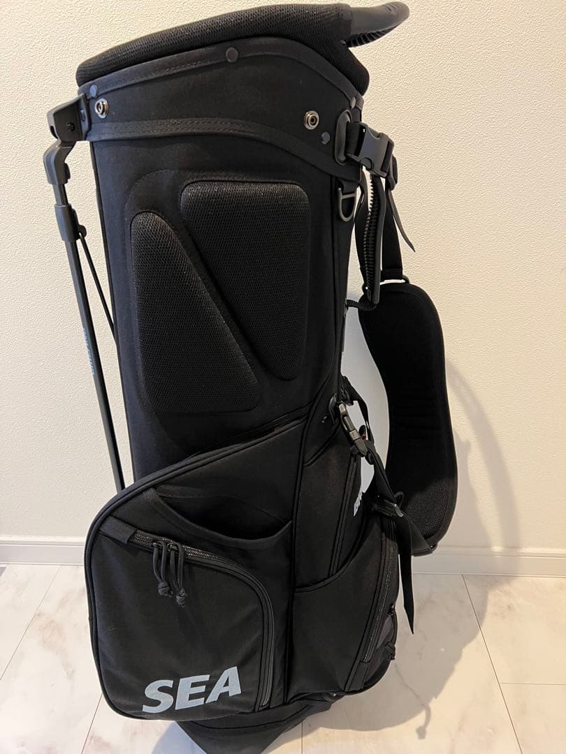 BRIEFING WINDANDSEA ブラック ゴルフバッグ