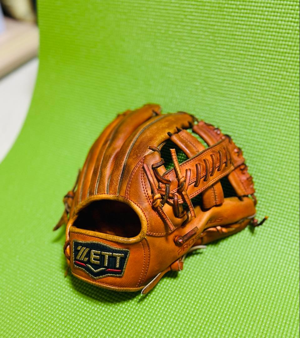 極上　日本製　有名店型付　プロステイタス　硬式用　内野手　今宮　源田　吉川