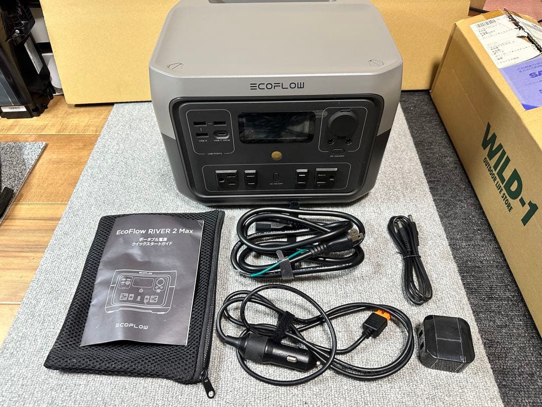 EcoFlow  2 Max 512Wh　エコフロー