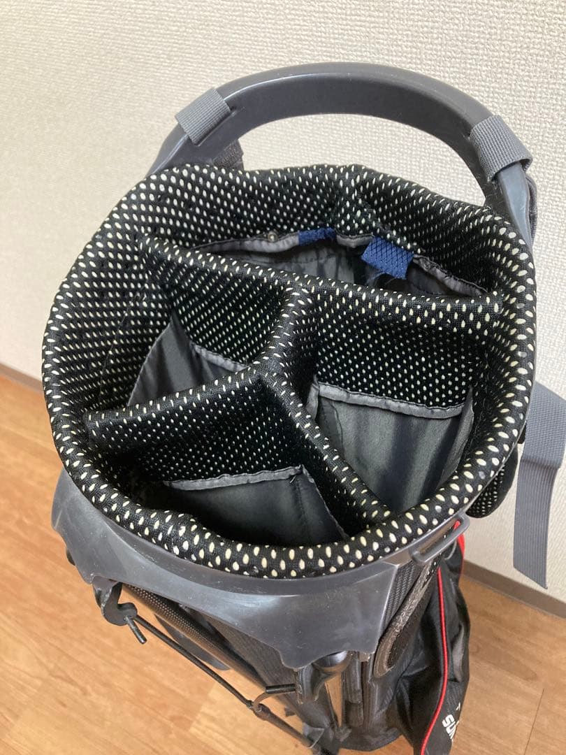 SUN MOUNTAIN 2.5+ キャディバッグ ブラック/レッド