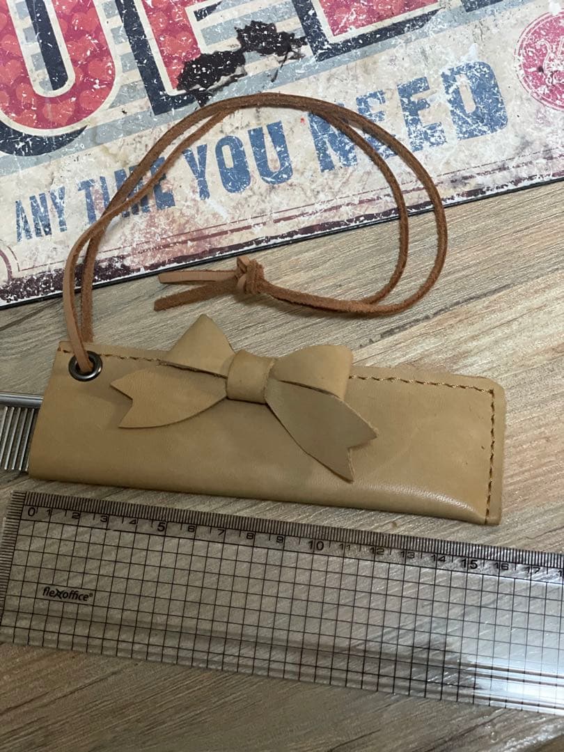 犬服^ ^本革コームケース