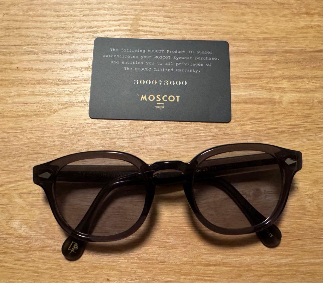 MOSCOT LEMTOSH グレー　49