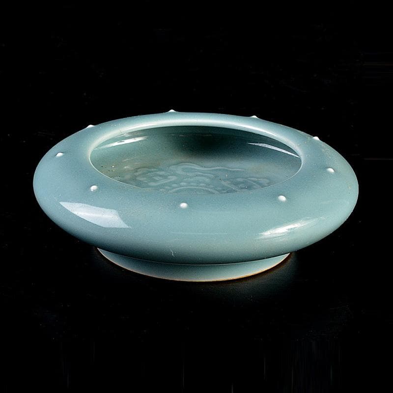 中国　大清乾隆年製　青磁　水孟　C　7294E