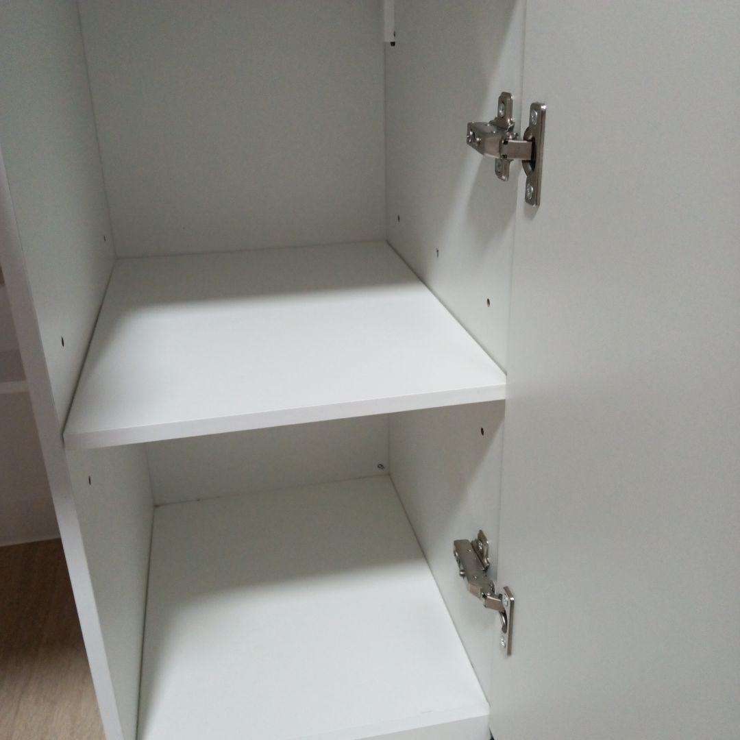 【美品】ドレッサー　ホワイト 【完成品】スツール別【現場画像4枚目】