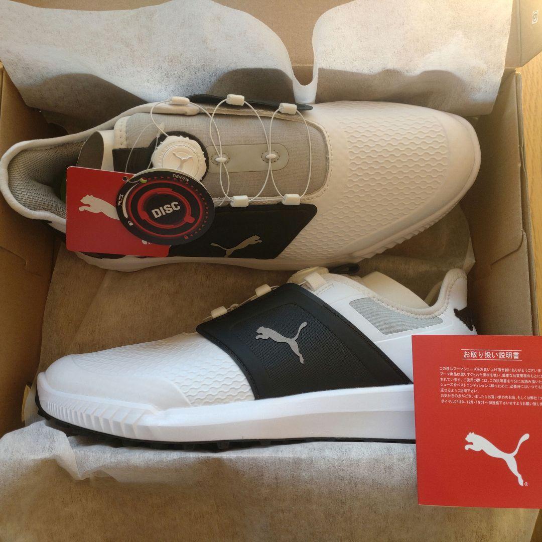 新品未使用 プーマ(PUMA)スパイクレス、ダイヤル式ゴルフシューズ