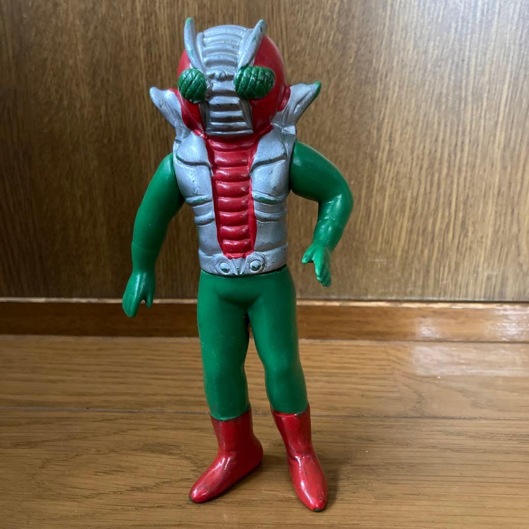 仮面ライダーV3 ソフビ　当時モノ　1970年代