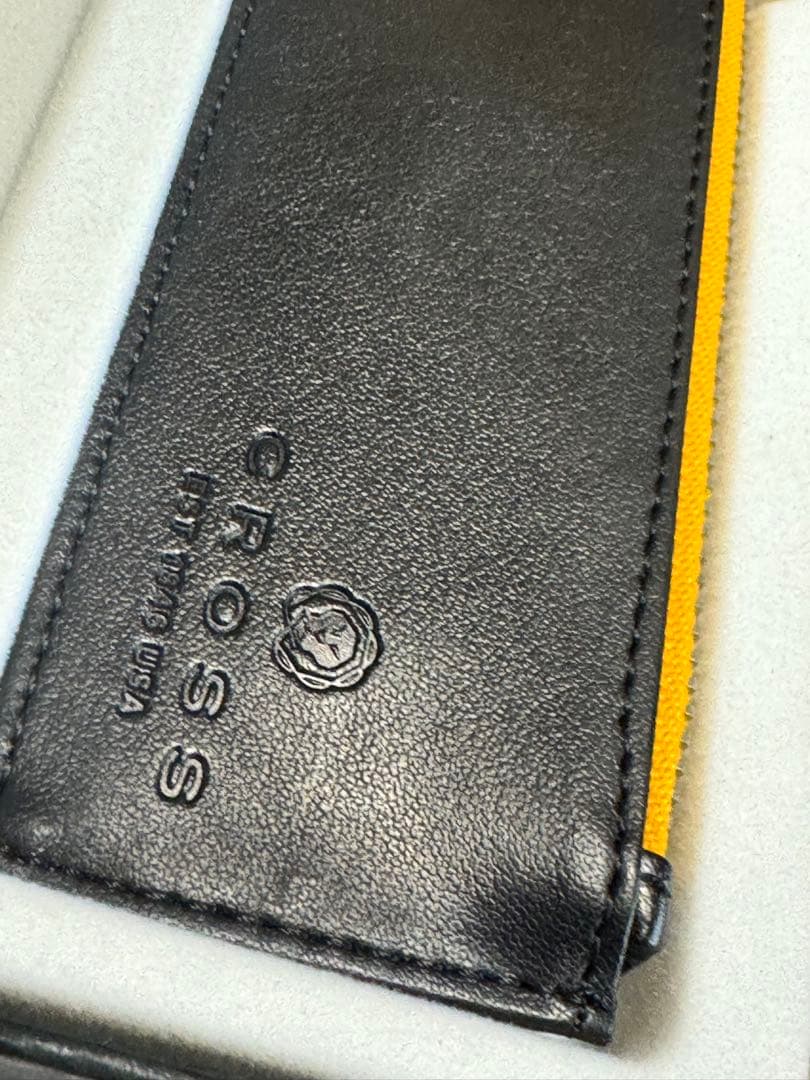 CROSS ボールペン シルバー レザーケース付き