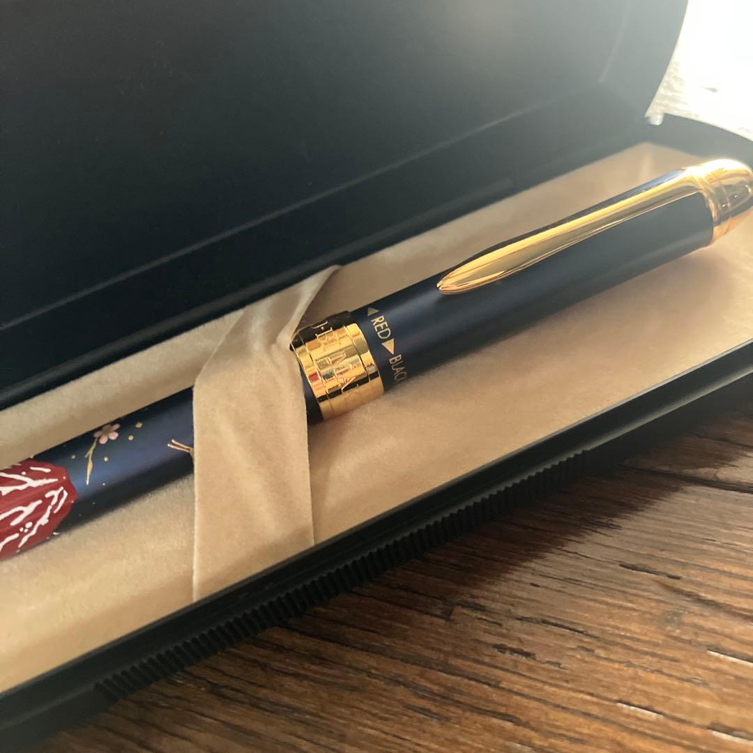 優美蒔絵シリーズ　ボールペン 3本セット(黒、赤、シャーペン)