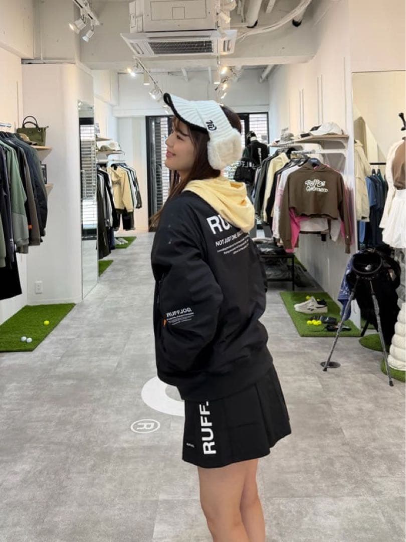 ラフロッグ　今季新作　アジャスタブルサイドポケットプリーツスカート　即完売品