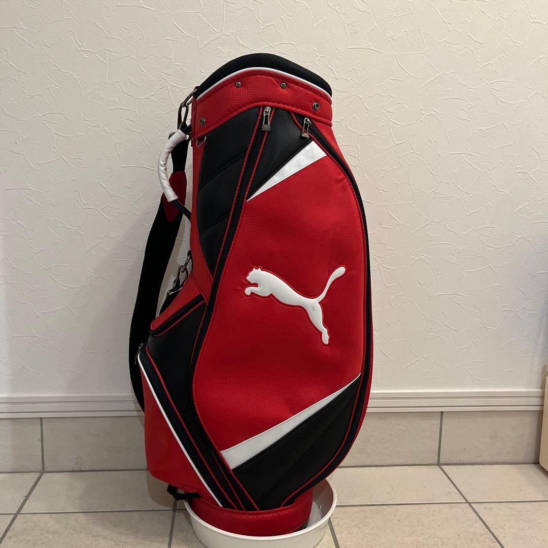 PUMA レッド キャディバッグ