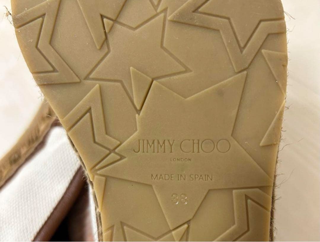 ジミーチュウ エスパドリーユ ブラウン