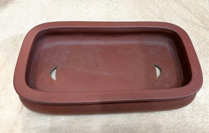 中国古渡 【宜興松亭自造】 盆栽鉢/植木鉢/平鉢/水盤