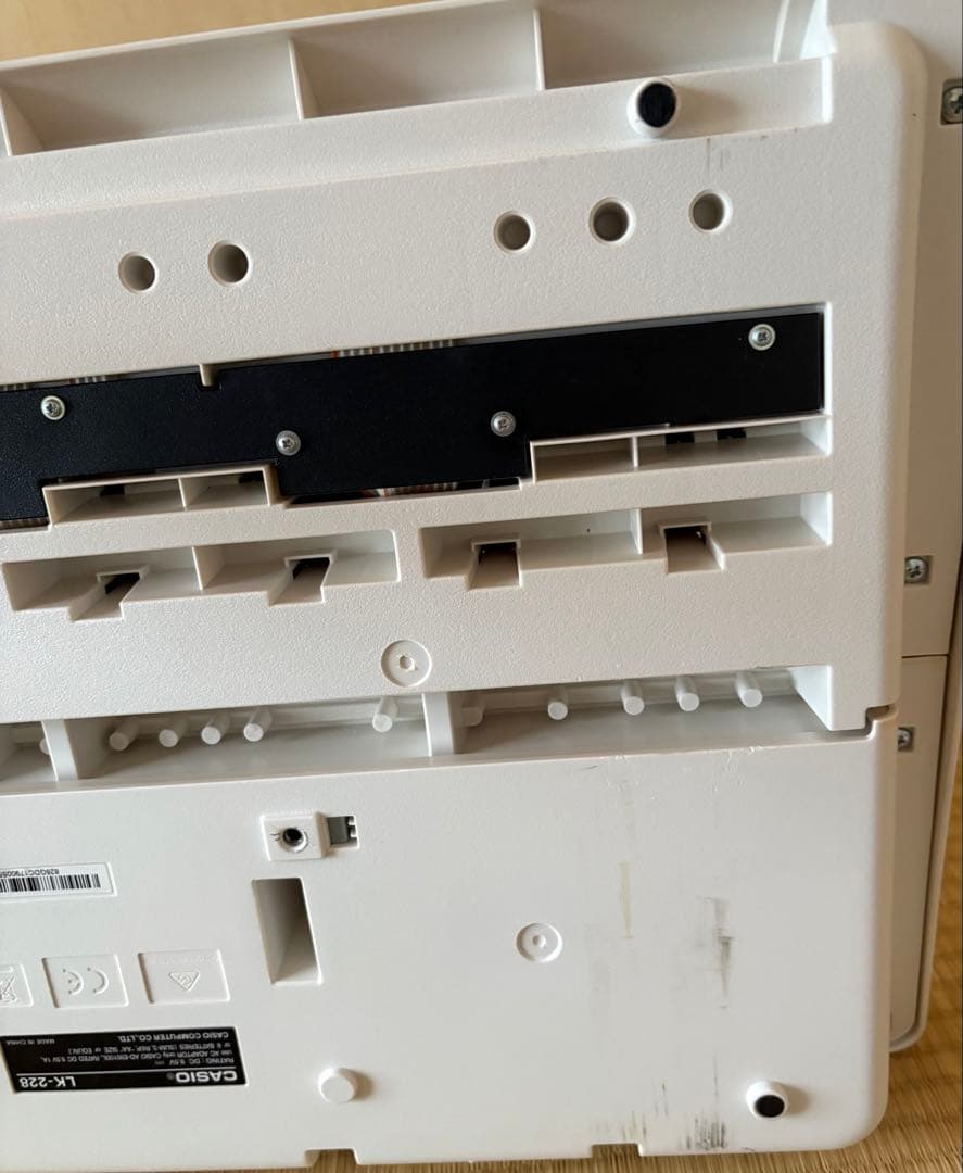 カシオ 電子キーボード・スタンドセット LK-228 ホワイト