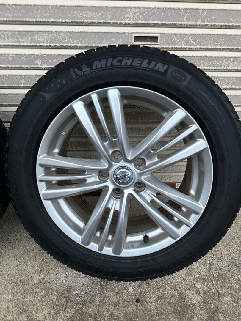V36スカイライン純正17インチMICHELIN スタッドレスホイールセット